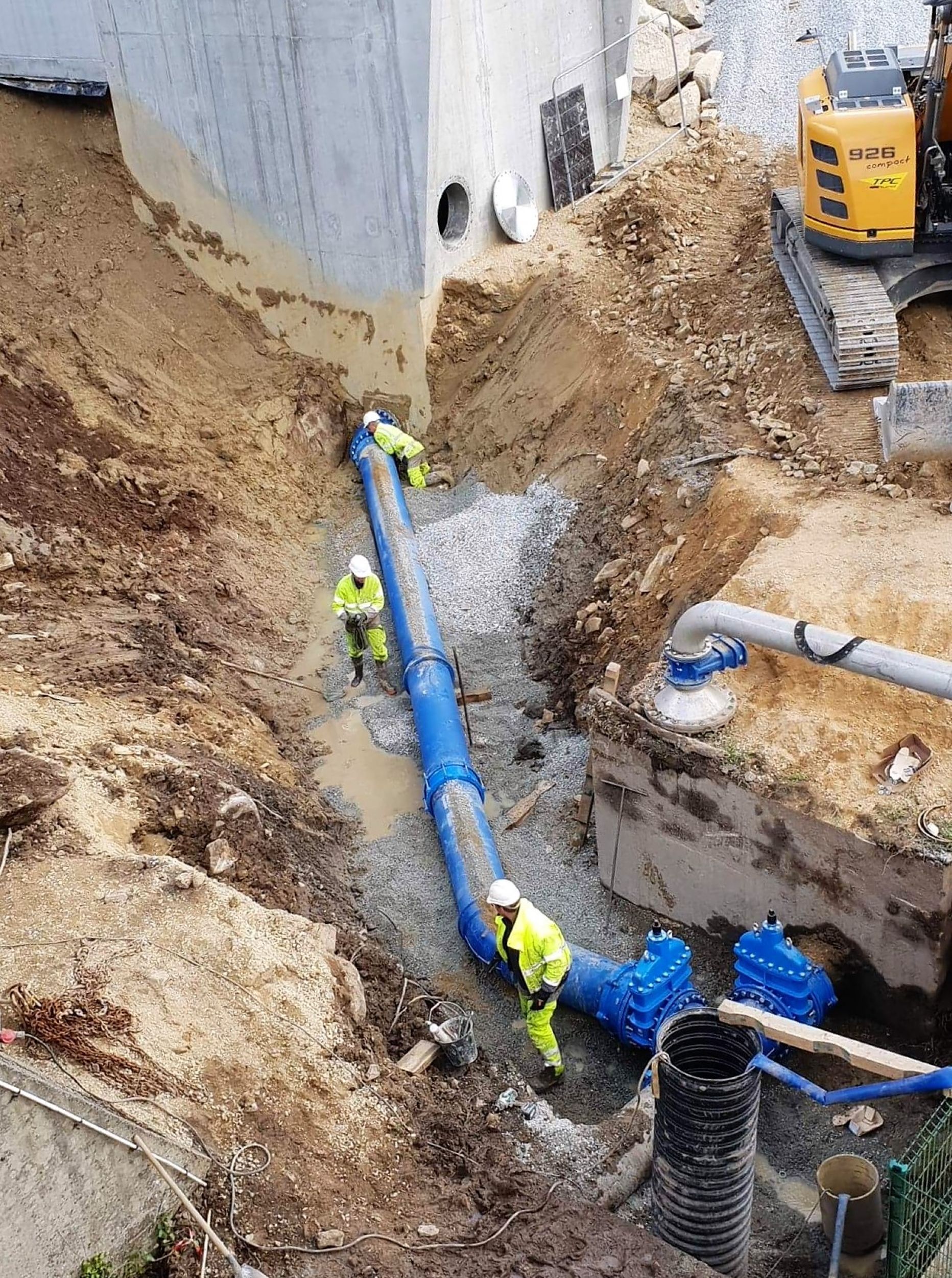 travaux de renouvellement de réseaux d’eau potable